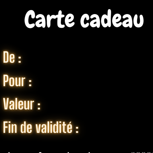 Carte-Cadeau Lili'Sun Beauty