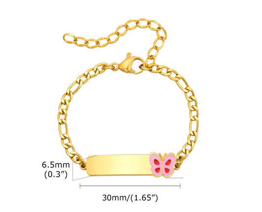 Bracelets enfants papillon